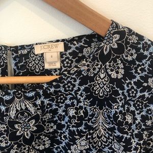 J. Crew Tops - J. Crew Blue Print Ruffle Sleeve Shirt J. Crew Tops - J. Crew Blue Print Ruffle Sleeve Shirt